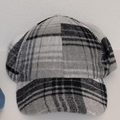 Denim & Wool Plaid Hats