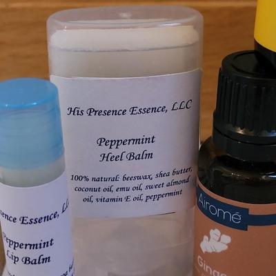 New Essential Oils, Lip Balm, & Heel Balm (B)