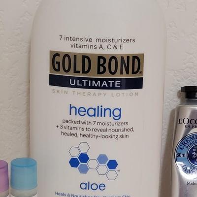 Lotions, Heel Balm, and Lip Balm