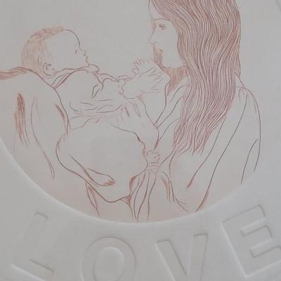 Signed 'Mother's Love' Art