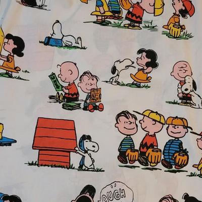 1960s and 70s Snoopy Fitted Sheet, Book, and Plaque