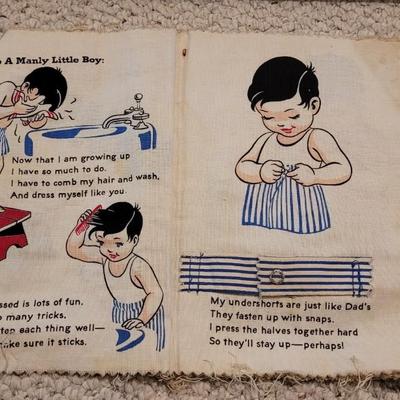Early 1900s Stick Horse and 1940s/50s Cloth Book
