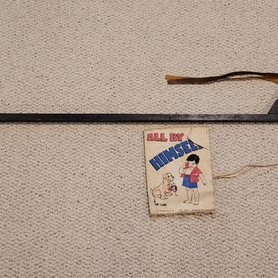 Early 1900s Stick Horse and 1940s/50s Cloth Book