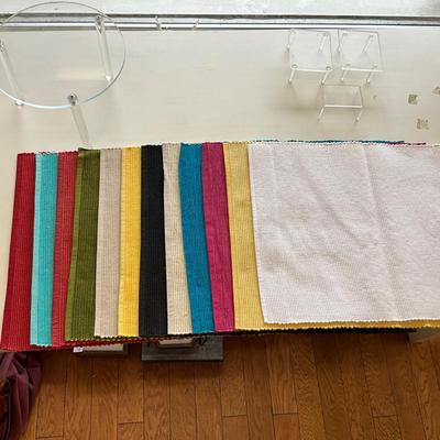 425 Set of 12 Multi Colored Placemats