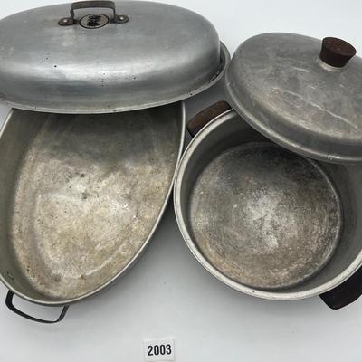 Vintage aluminum cookware