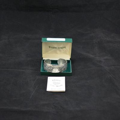 Kirk Stieff Pewter October Bracelet with Box