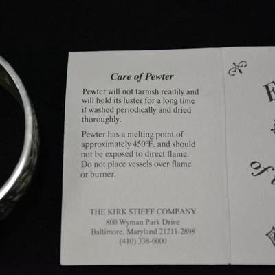 Kirk Stieff Pewter October Bracelet with Box