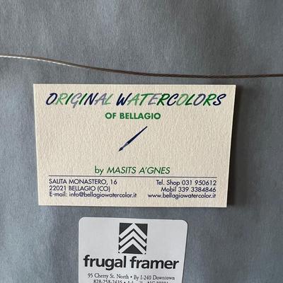 Masits Aâ€™gnes Original Watercolor Painting Plus More Italian Art & More  (D-MK)