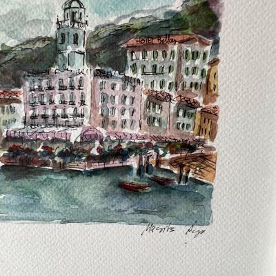 Masits Aâ€™gnes Original Watercolor Painting Plus More Italian Art & More  (D-MK)