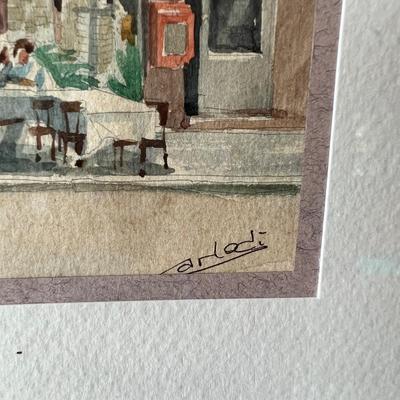 Masits Aâ€™gnes Original Watercolor Painting Plus More Italian Art & More  (D-MK)