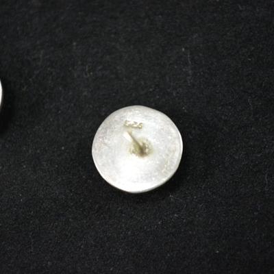 925 Sterling Bulb Earrings 5.3g