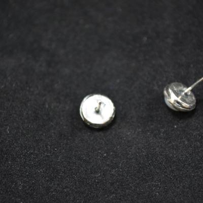 925 Sterling and Cultured Pearl Earrings 2.5g