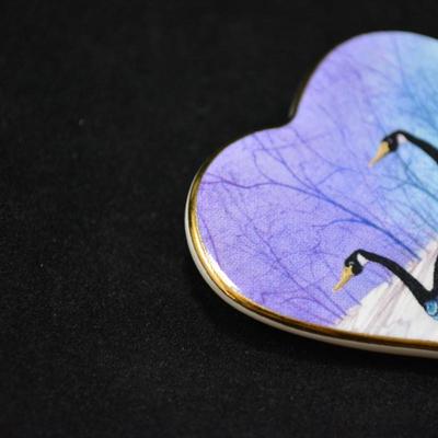 P. Buckley Moss Porcelain Pendant/Brooch
