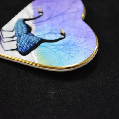 P. Buckley Moss Porcelain Pendant/Brooch