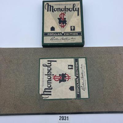 Vintage monopoly game