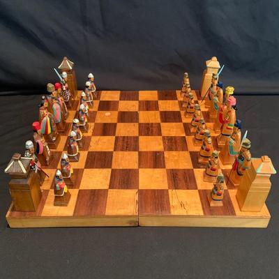 Unique Chess Sets with Storage Boards (DR-KW)