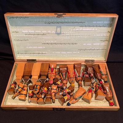 Unique Chess Sets with Storage Boards (DR-KW)