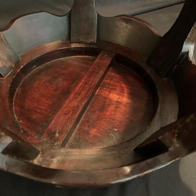 Two Rosewood Stools with Mother of Pearl Inlay (DR-KW)