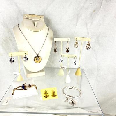 451 Nautical Anchor Jewelry Lot