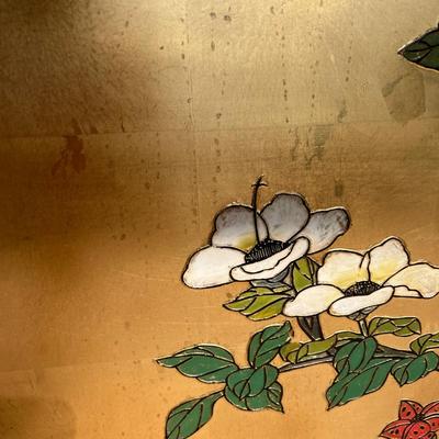 Four Asian Style Painted Panels of Art (D-MK)