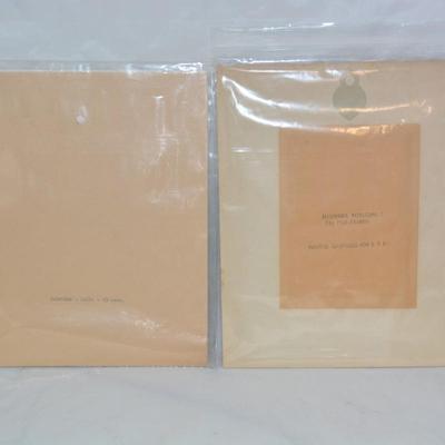 Set of 2 Vintage Japanese Wall Prints Amida & The Poet Akahito