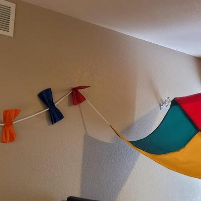 Large Outdoor Kite Flag, Pole, and Holder