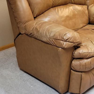 Oversized Leather Recliner