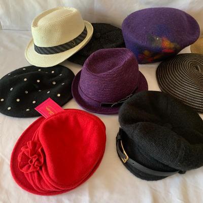 Ladies Fashion Hats by Nordstrom, Burberry, Eric Javits, and More! (DR-KW)