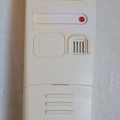 Acu Rite White Indoor Outdoor Digital Thermometer and Humidity Gauge