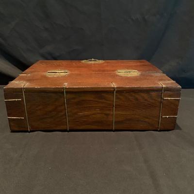 Framed Asian Silk with Korean Wooden Box (DR-KW)