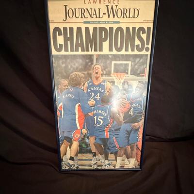 Collection of Kansas Jayhawks Memorabilia (LR-KL)