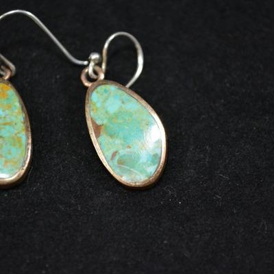 Copper & Jasper Drop Earrings