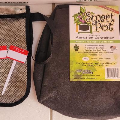 Whiteboard Gardening Chart, Plant Identifiers and Smart Pot