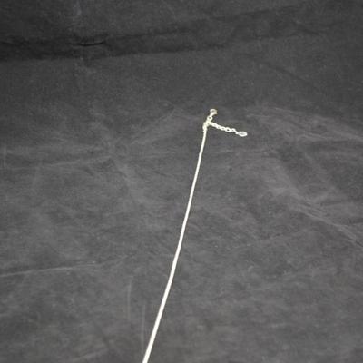 925 Sterling Twist Chain with Extender 19" 7.6g