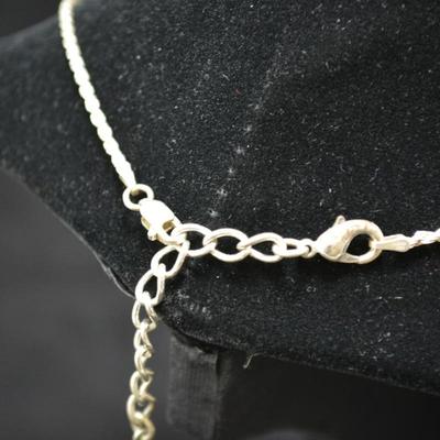 925 Sterling Twist Chain with Extender 19" 7.6g