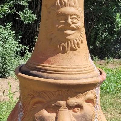 Lion Chiminea