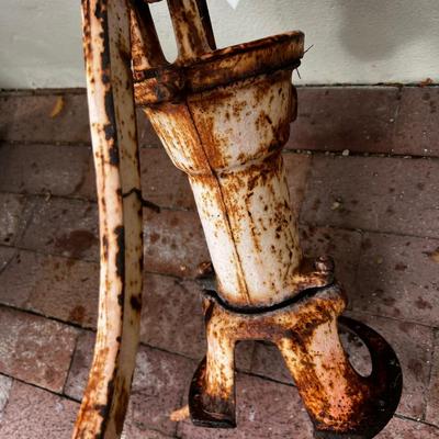 Antique Pump Head Cast Iron 