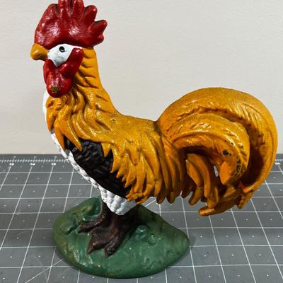 Reproduction Cast Iron Rooster Door Stop!