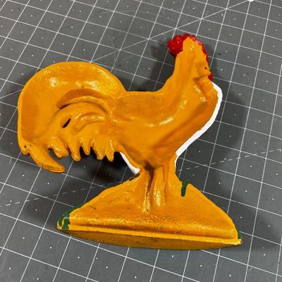 Reproduction Cast Iron Rooster Door Stop!