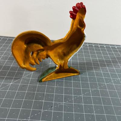 Reproduction Cast Iron Rooster Door Stop!