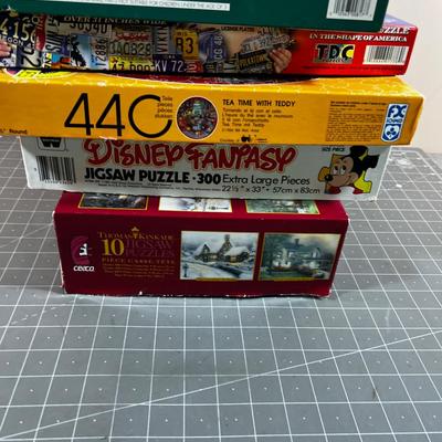 Large Lot of PUZZLES (7) 
