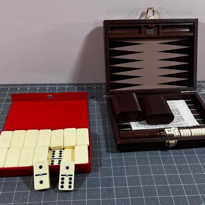 Travel Dominoes and Backgammon 