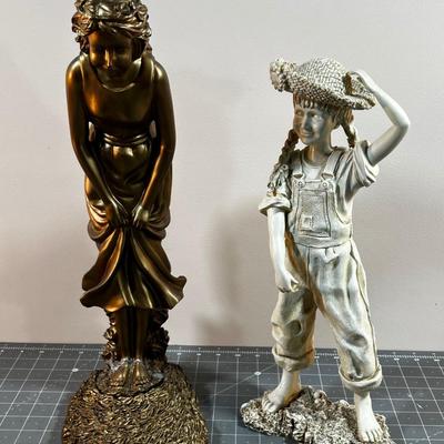 2 Resin Figurines