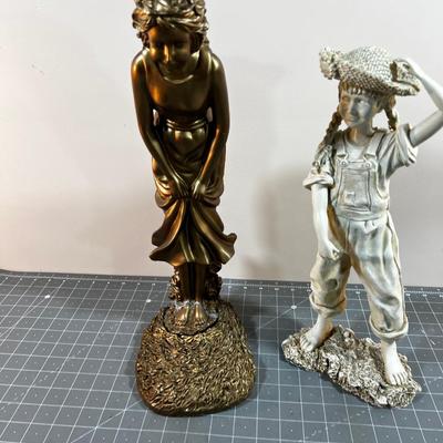 2 Resin Figurines