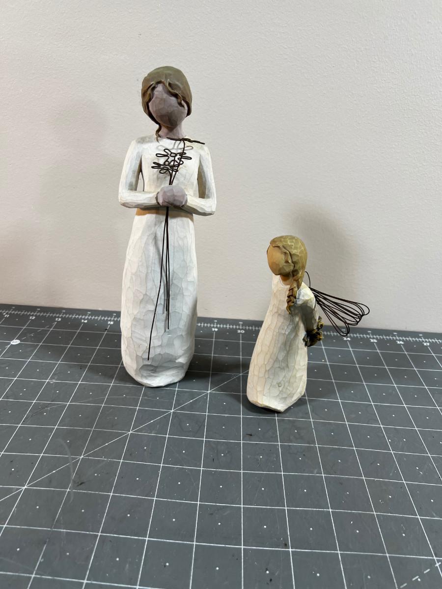 2 Willow Tree Angels