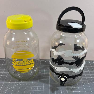 2 Ice Tea Sun Tea Jugs