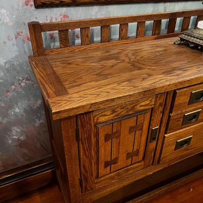 Buffet:  Oak, Mission Style