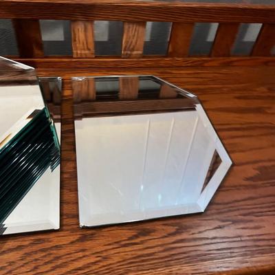 8 Mirrored Place Matts Plus a 3 piece Center Matt