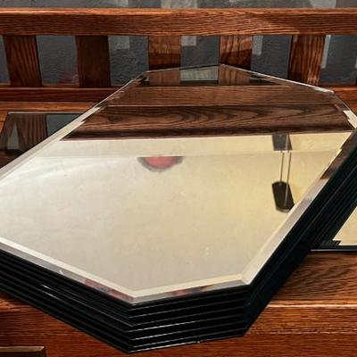 8 Mirrored Place Matts Plus a 3 piece Center Matt