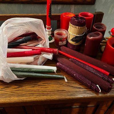 Lot of Used Candles 